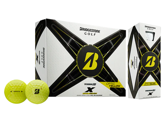 Bridgestone Tour B X Optic Yellow 2024 Golf Balls - The Golf Guys Online
