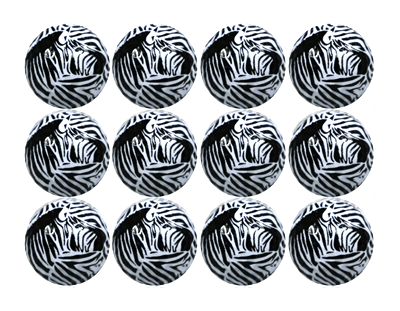 New Novelty Black Zebra Golf Balls
