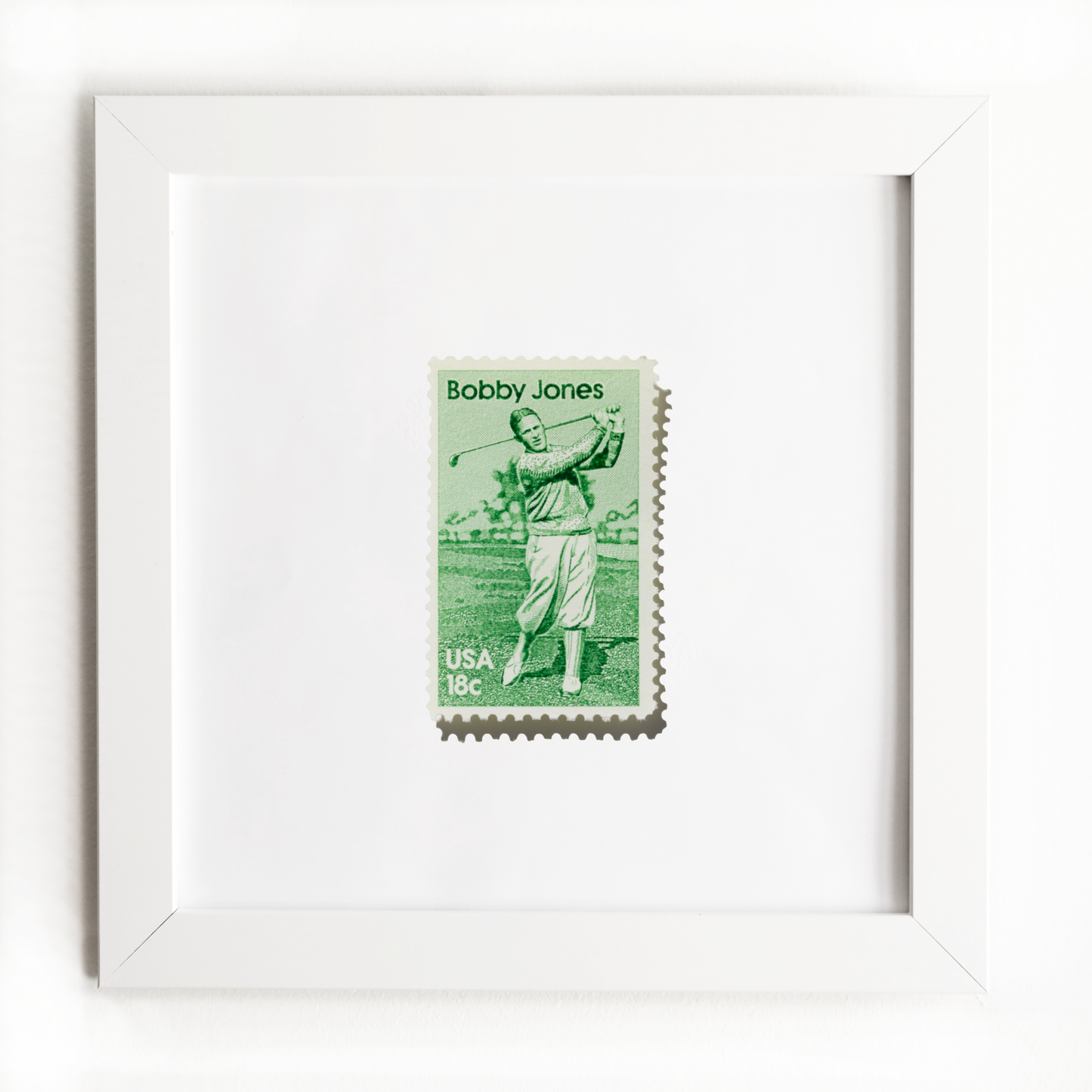 Bobby Jones Stamp (Green) - The Golf Guys Online