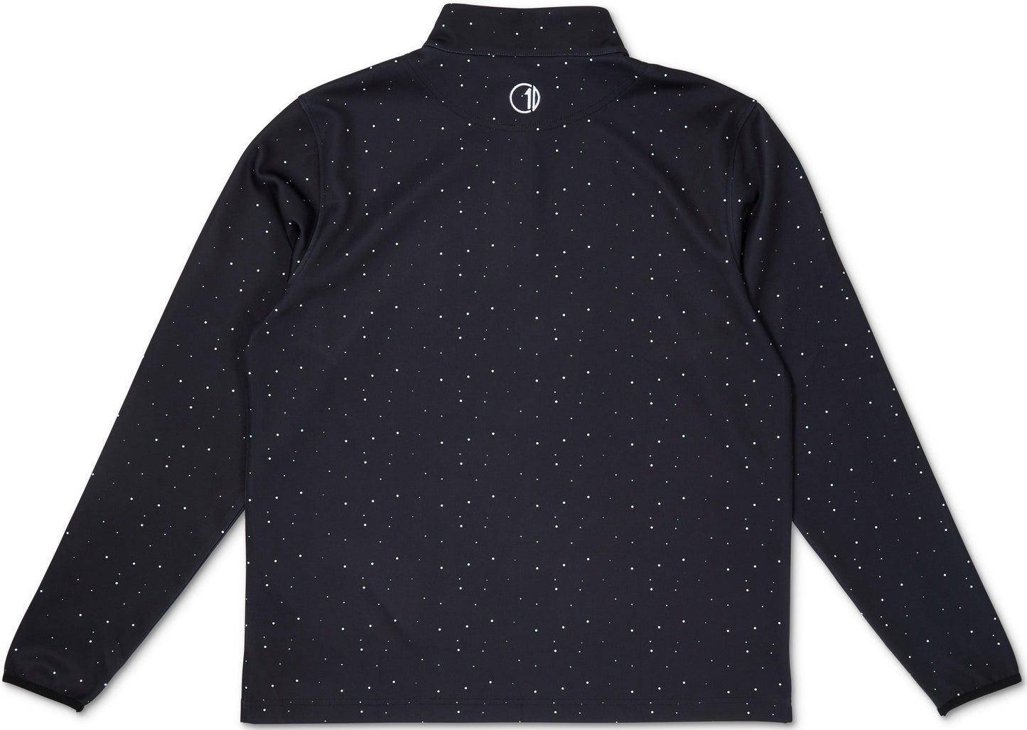 C1D Q-Zip Pullover - Black Splatter - The Golf Guys Online