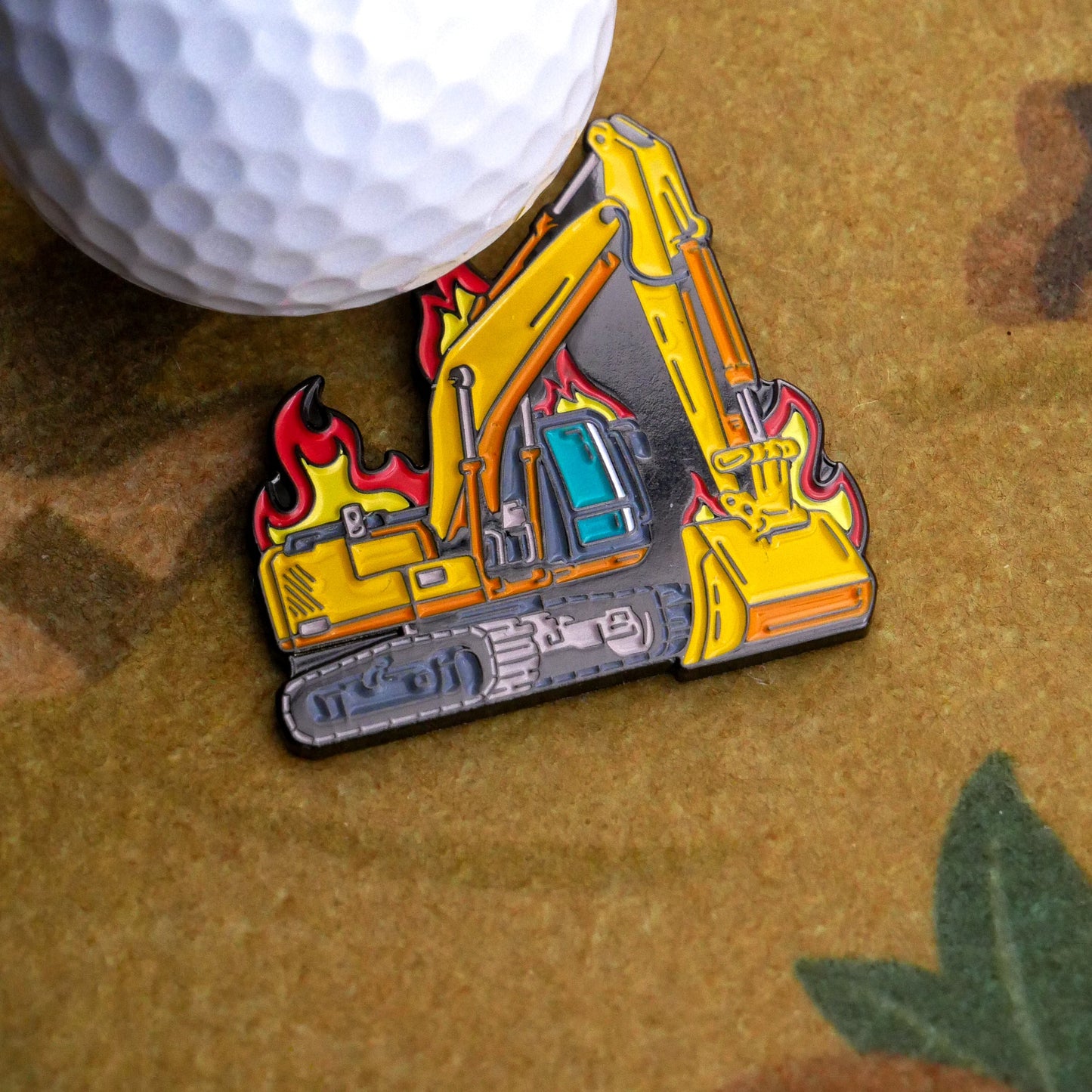 Burnt Out Digger Ball Marker