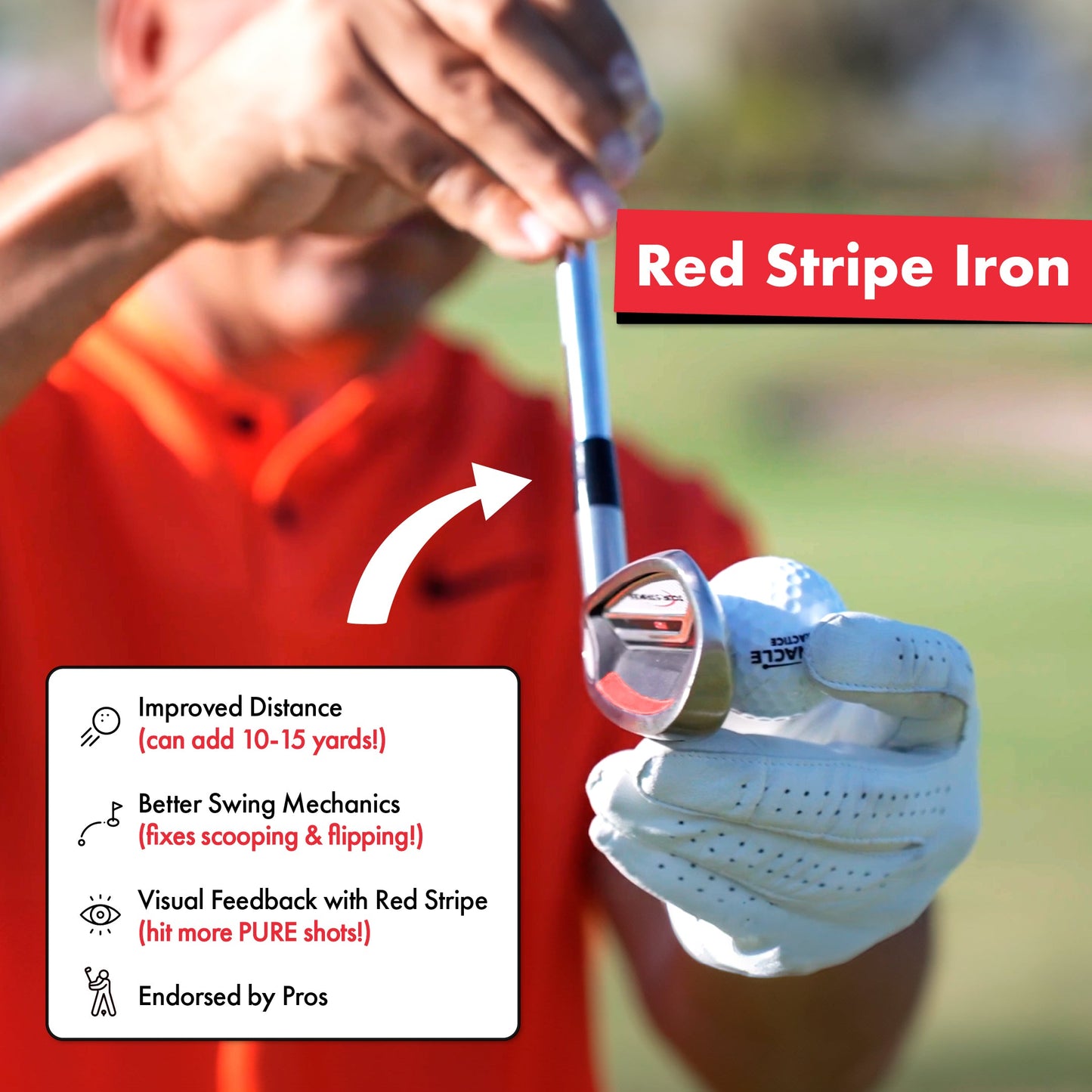 Tour Striker 7-Iron RED STRIPE - 15 Year Anniversary LIMITED EDITION - The Golf Guys Online