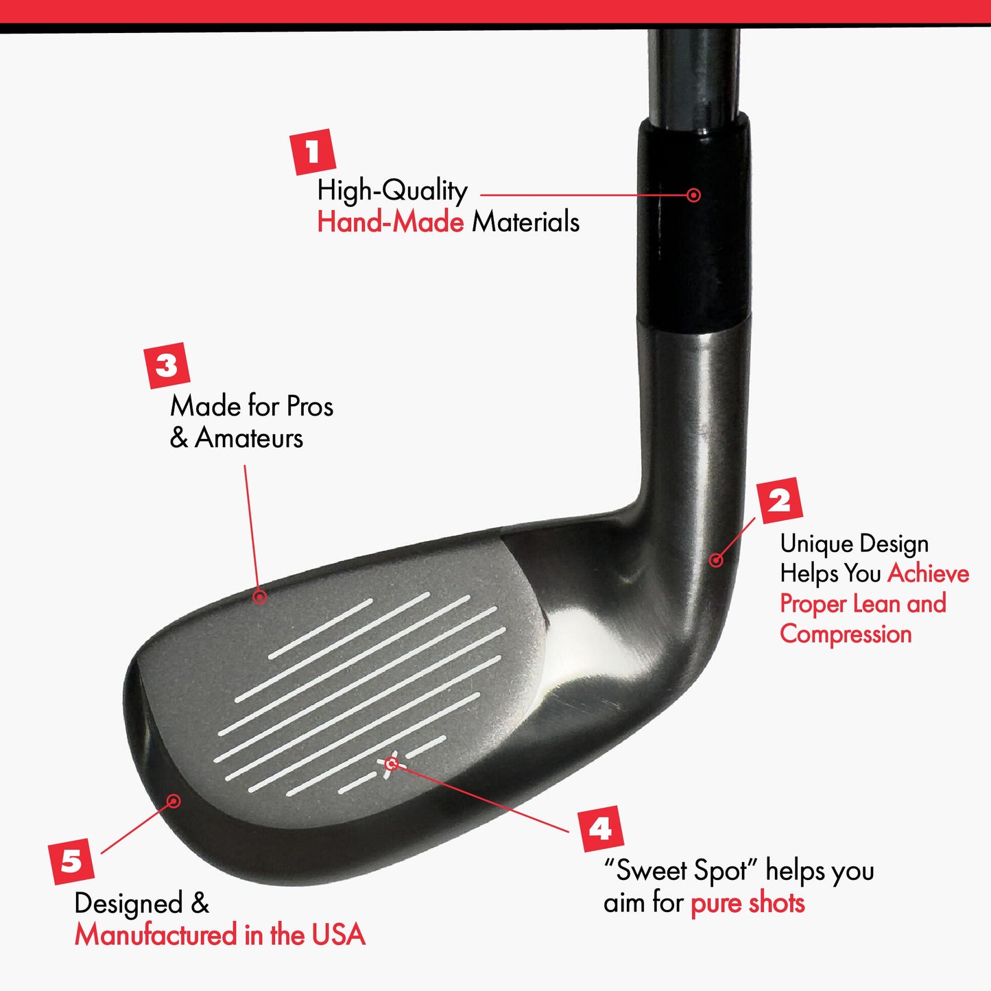Tour Striker 7-Iron RED STRIPE - 15 Year Anniversary LIMITED EDITION - The Golf Guys Online