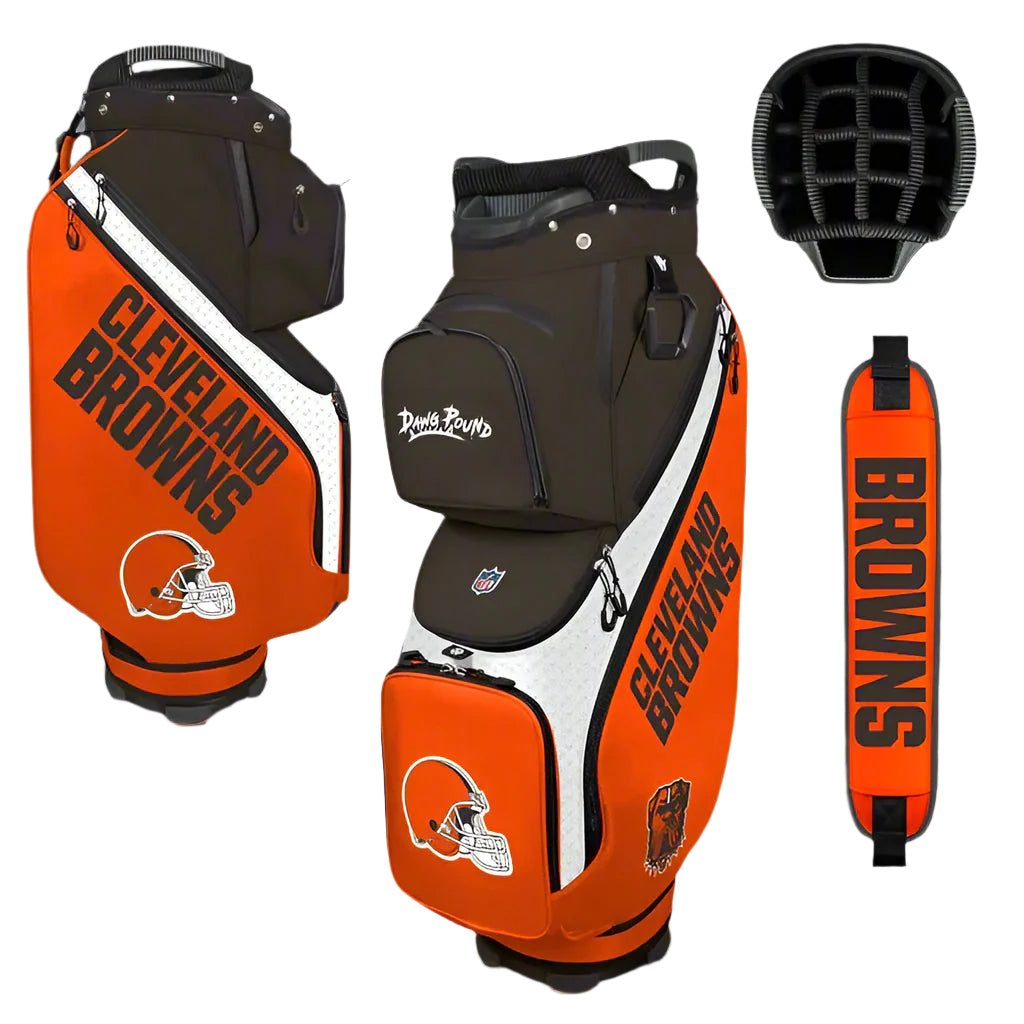Cleveland Browns Clubhouse Cart Golf Bag - The Golf Guys Online