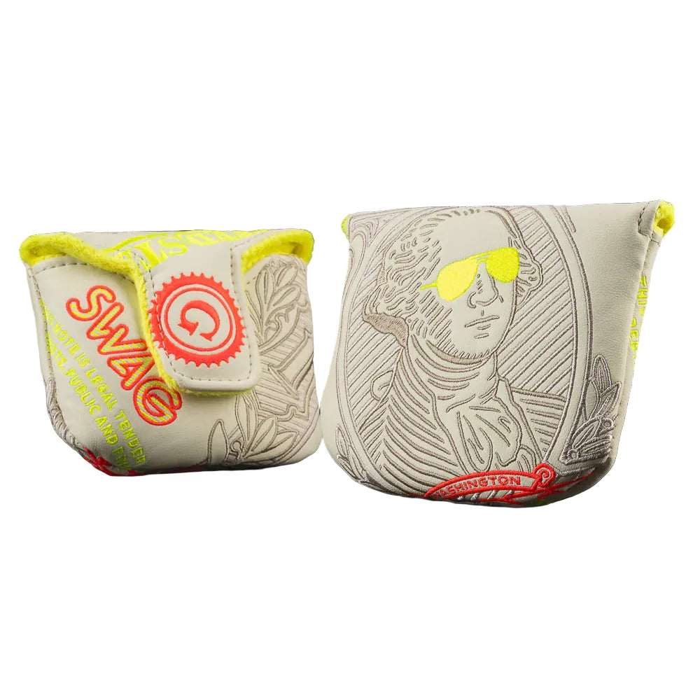 Swag Golf Lemon Glow Gigantic George Limited Mallet Putter Headcover *opened, no bag*