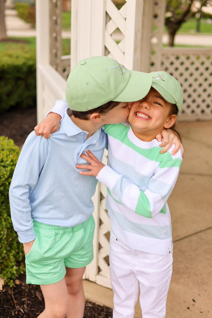 Golf Clubs Bow Baseball Hat (Youth) - The Golf Guys Online