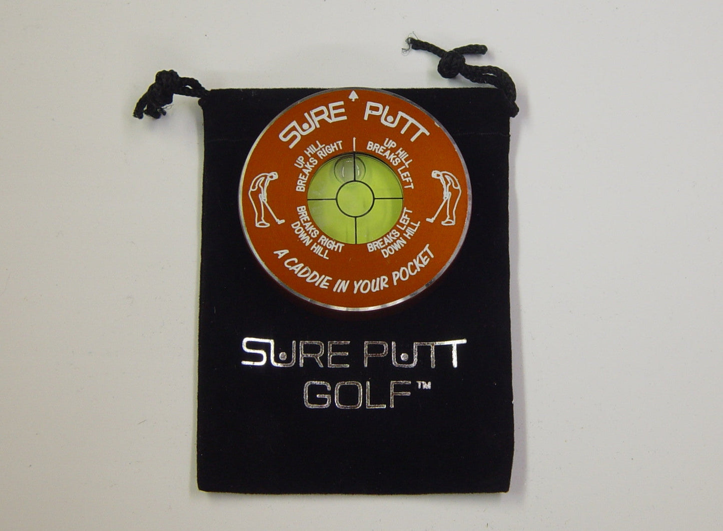Sure Putt Pro Golf Green Reader - Red Poker Chip - The Golf Guys Online