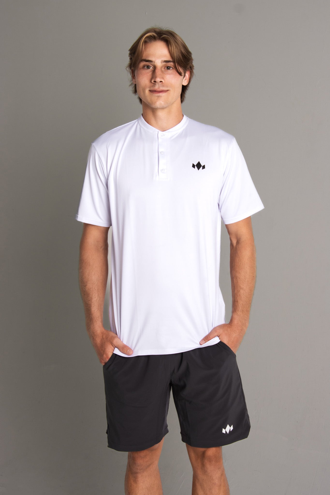 Men's Essential Henley - The Golf Guys Online