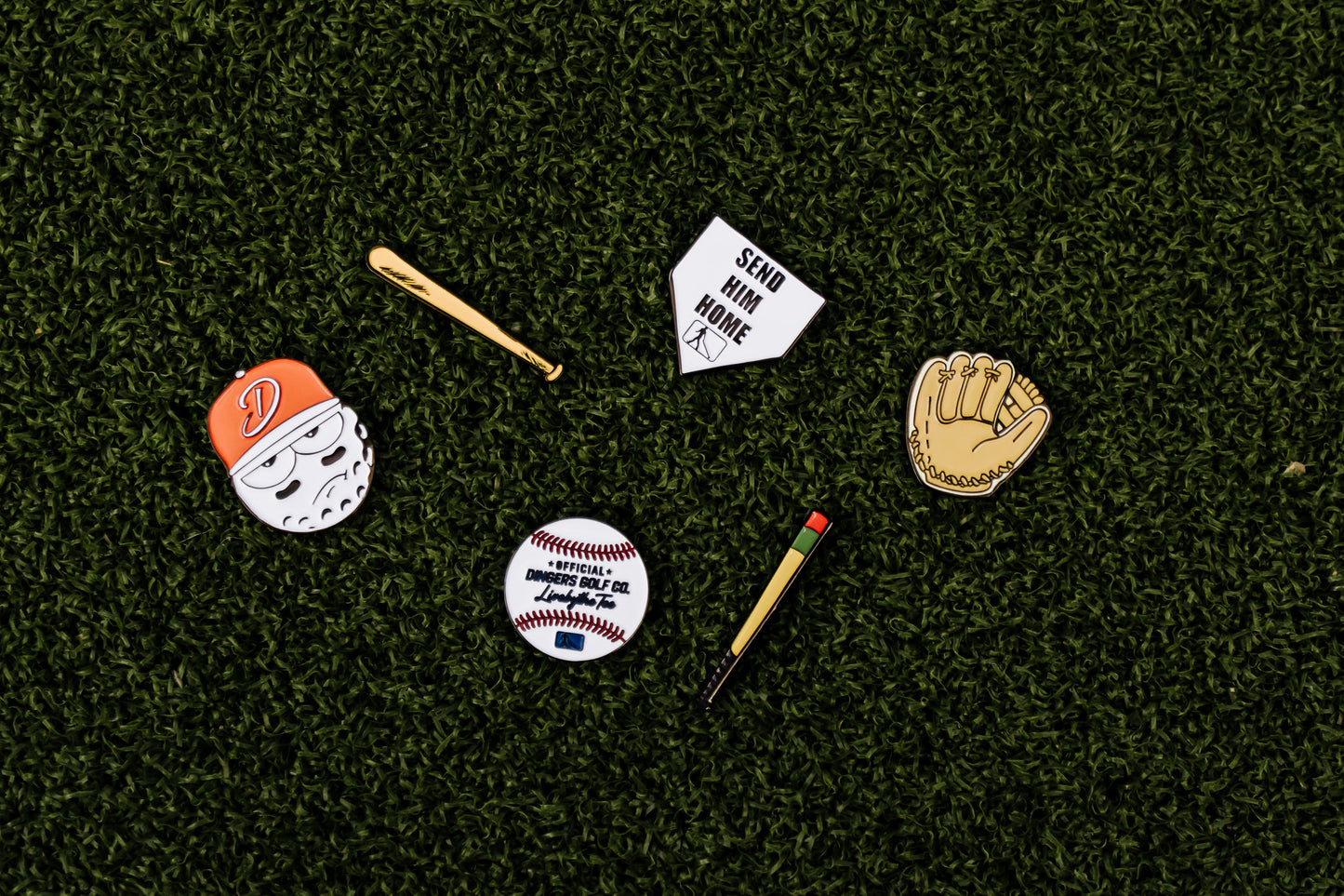 Home Plate Ball Marker - The Golf Guys Online