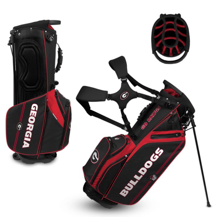 Georgia Bulldogs Caddie Golf Stand Bag - The Golf Guys Online