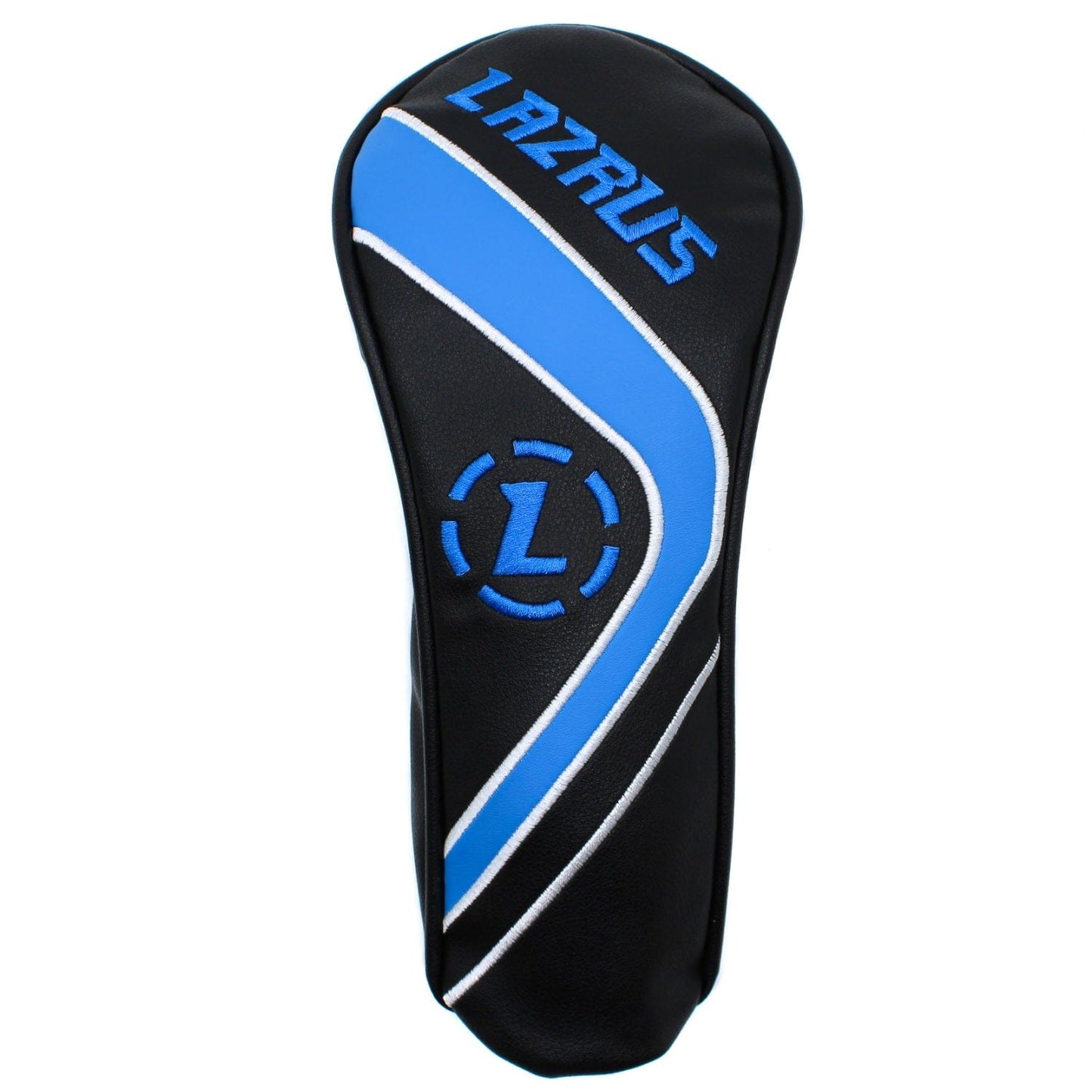 Lazrus Golf - Premium Black Hybrid Wood Head Covers | Individuals or Sets - The Golf Guys Online