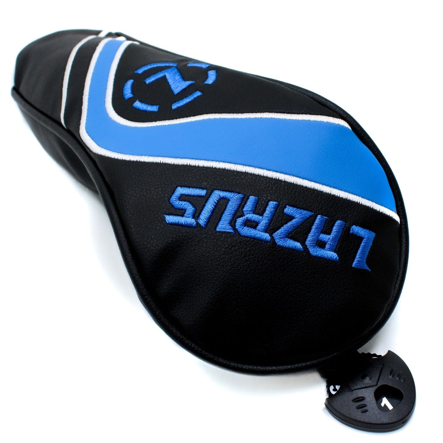 Lazrus Golf - Premium Black Hybrid Wood Head Covers | Individuals or Sets - The Golf Guys Online