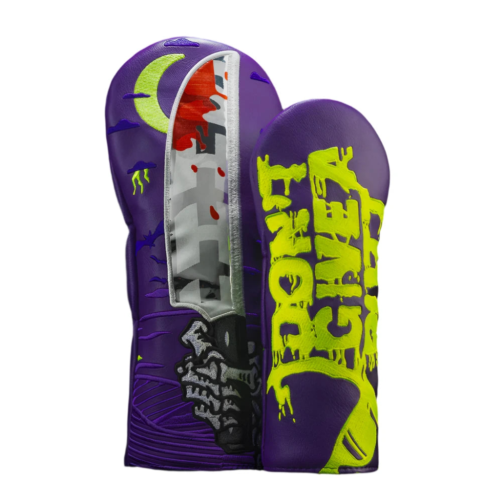 Swag Golf - Shut The Knife Up Purple/Green Wood Headcover Set - The Golf Guys Online