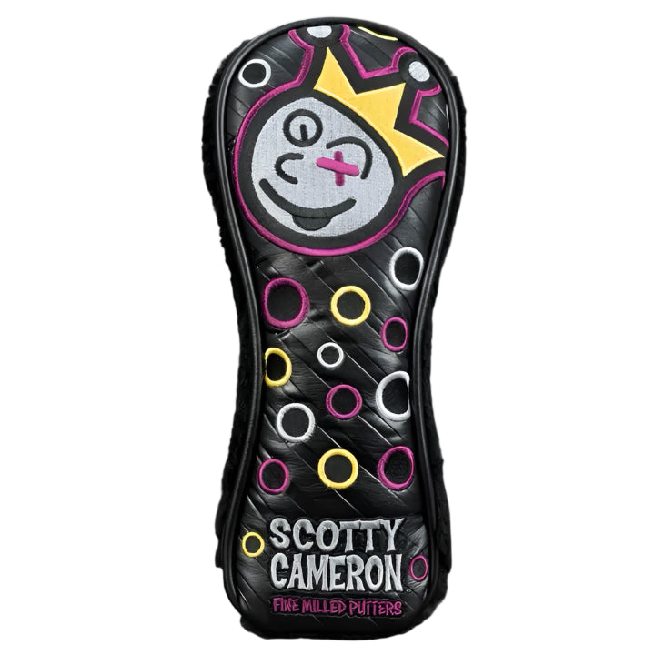 Scotty Cameron 2025 Johnny Jester Mardi Gras Hybrid (Black Piping) Headcover - The Golf Guys Online