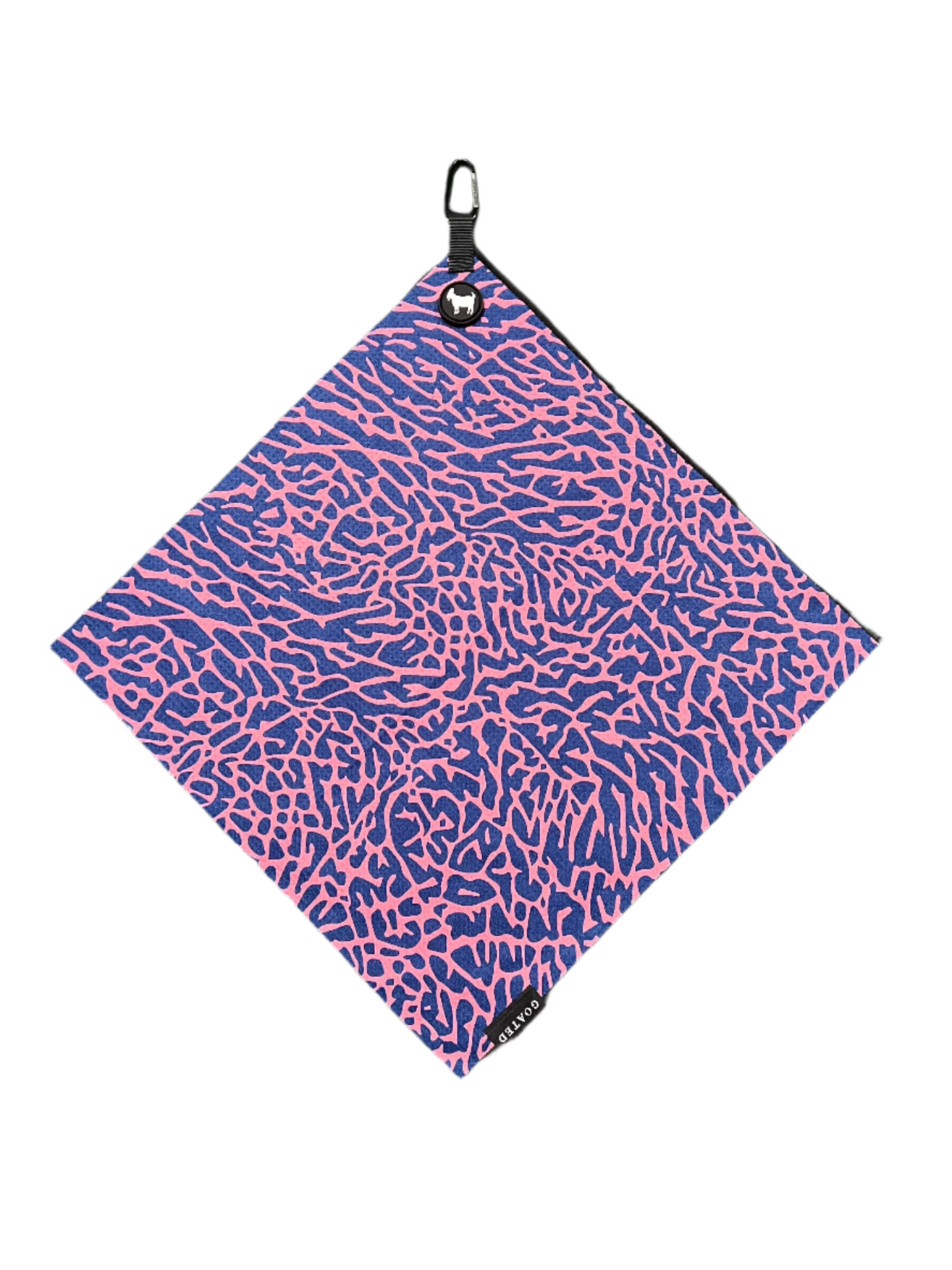 THE NAVY/PINK CEMENT GOLF TOWEL - The Golf Guys Online