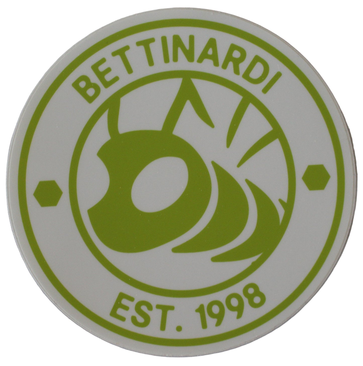 Limited Bettinardi Bee Circle Sticker White/Green 5.0" Diemeter