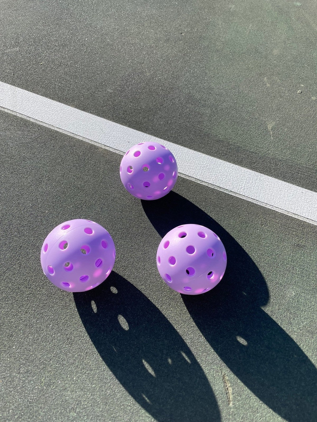 Purple Pickleballs - Pack of 3 - The Golf Guys Online