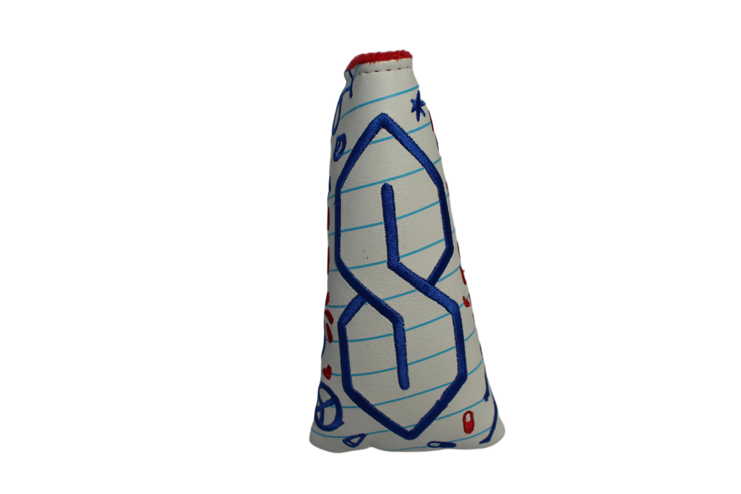 Swag Golf - S Cover Notebook Paper *opened, no bag* Blade Putter Headcover - The Golf Guys Online