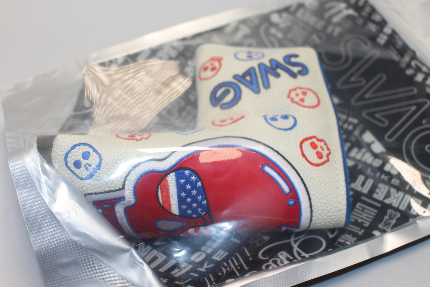 Swag Golf - Skulls USA Glasses Blade Putter Headcover - The Golf Guys Online
