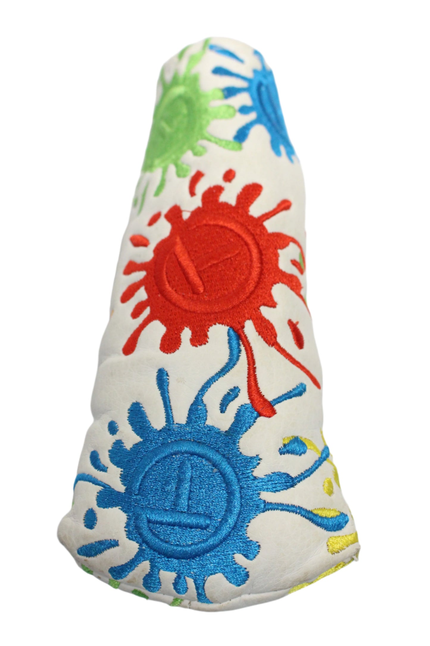 Scotty Cameron Circle T White Paint Splash *Used* Blade Putter Headcover - The Golf Guys Online