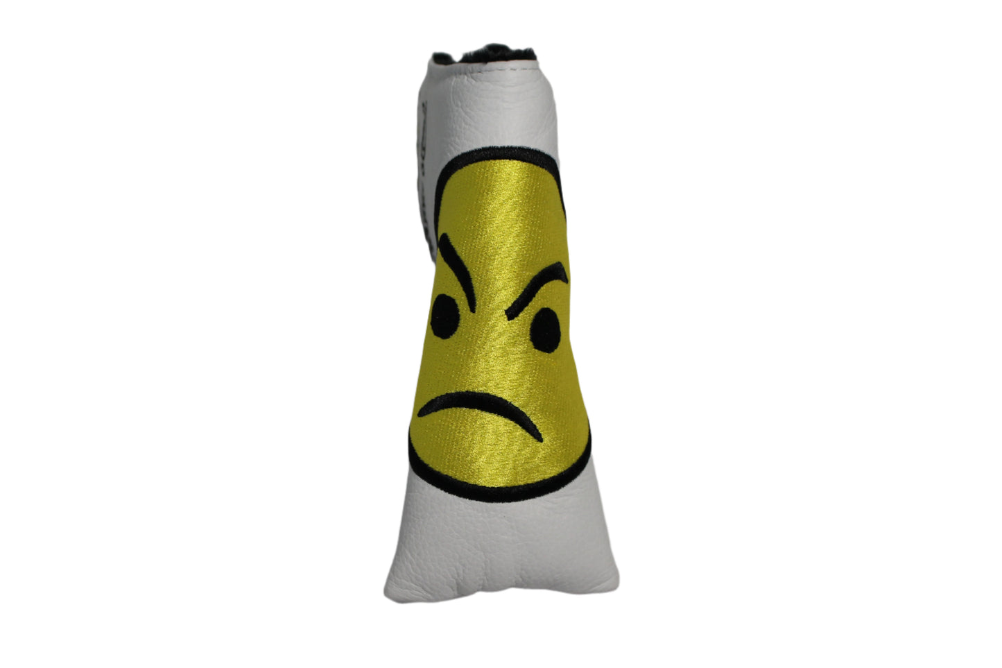 Piretti - Tour Only Frown Face White/Yellow Blade Putter Headcover - The Golf Guys Online