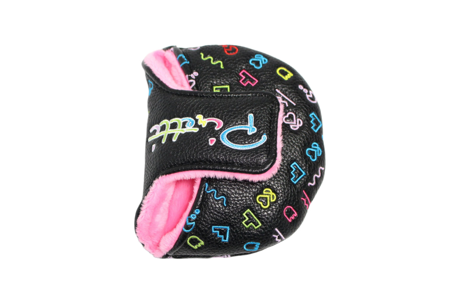 Piretti - Limited Editon Retro Neon Mid-Round Mallet Putter Headcover - The Golf Guys Online