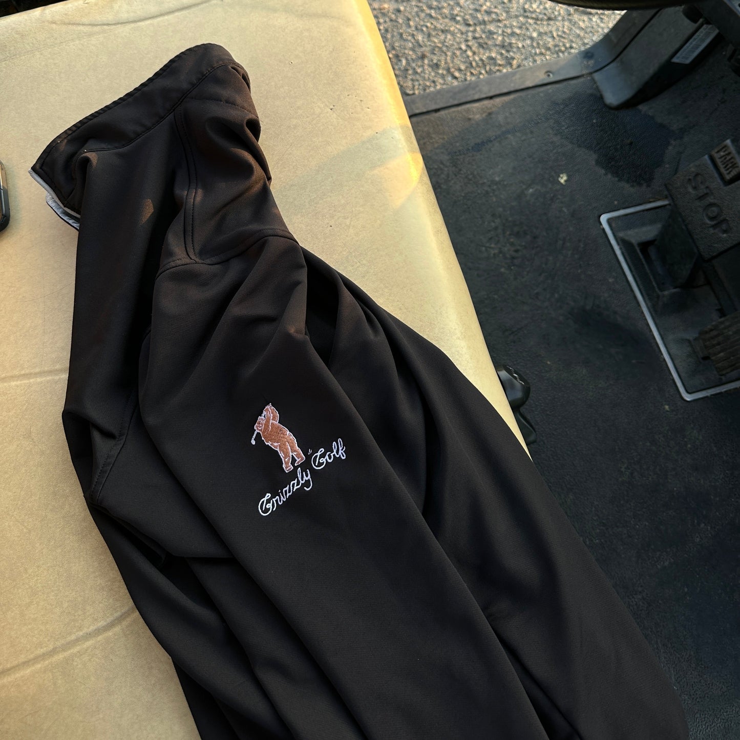 Quarter Zip Pullover - Black - The Golf Guys Online