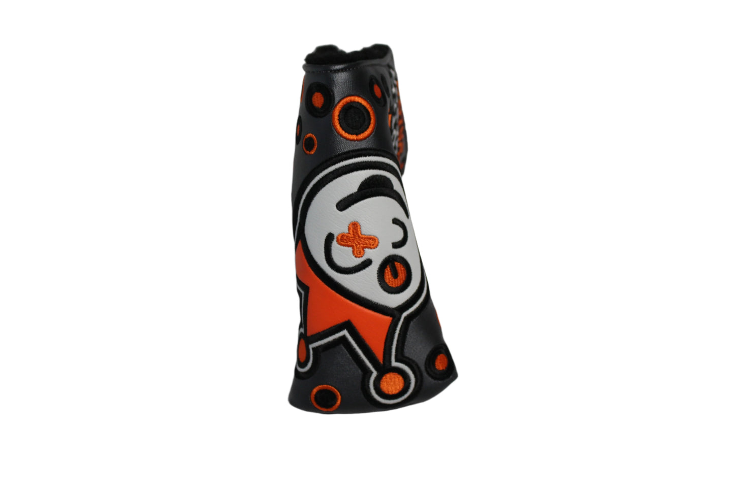 Scotty Cameron Custom Shop 2019 Jackpot Johnny Charcoal & Orange Blade Putter Headcover - The Golf Guys Online