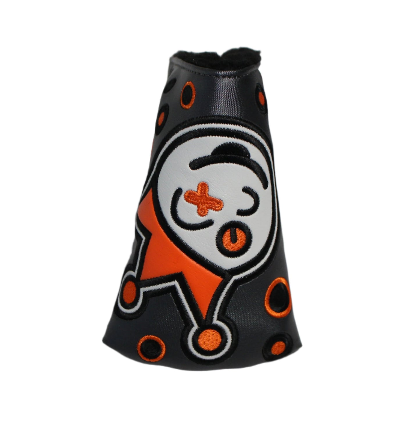 Scotty Cameron Custom Shop 2019 Jackpot Johnny Charcoal & Orange Mid-Mallet Putter Headcover - The Golf Guys Online