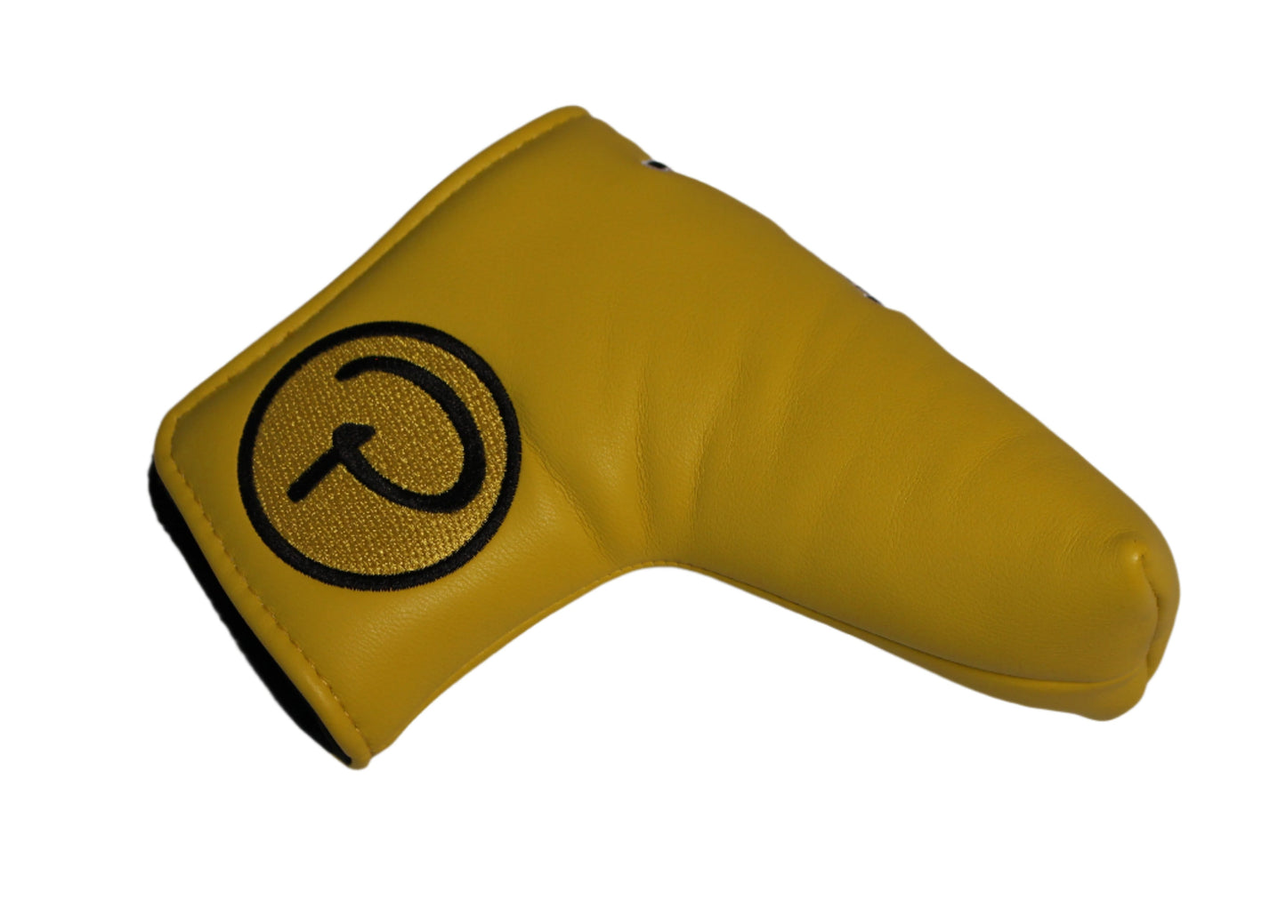 Piretti - Special Edition Circle P Yellow/Black Blade Putter Headcover - The Golf Guys Online