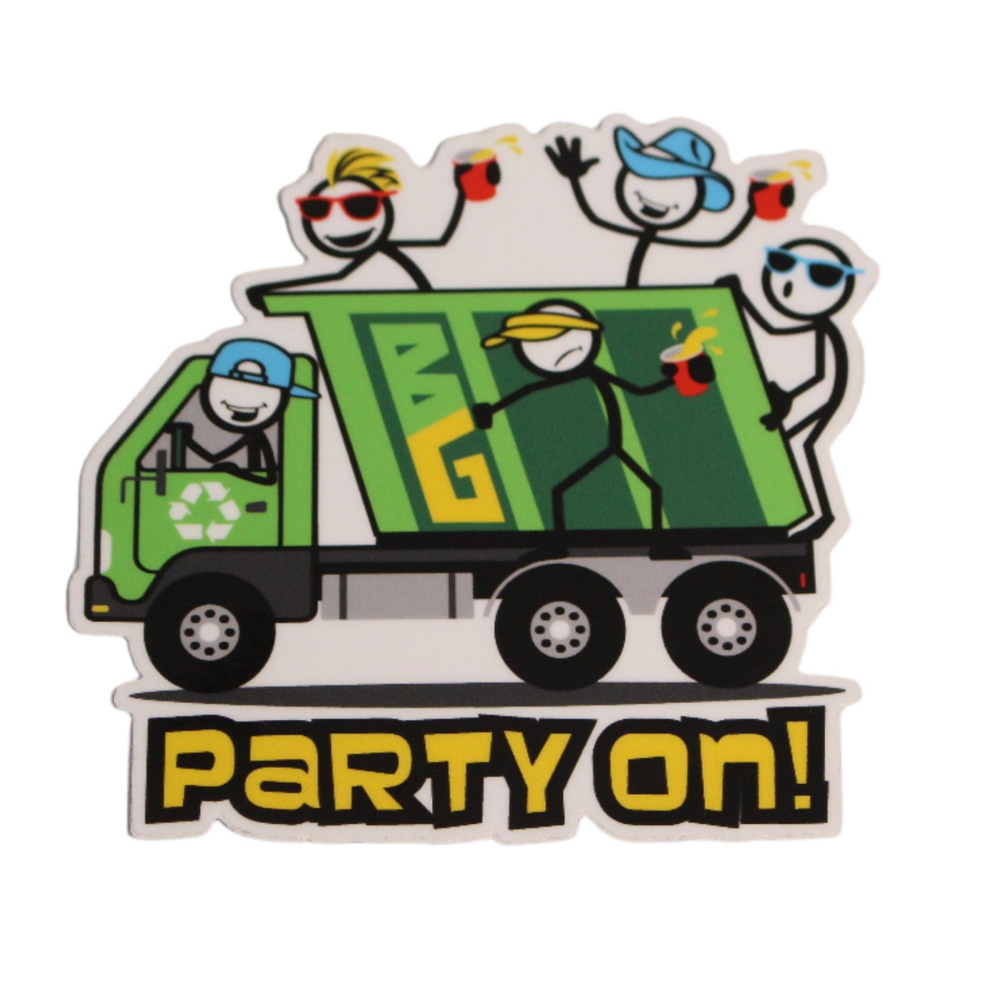 Bettinardi - 2025 Party On! Garbage Truck Sticker - The Golf Guys Online