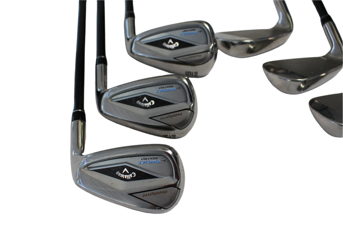 Pre-Owned Callaway Paradym Ai Smoke Max Fast 6-PW, AW, SW Iron Set w/ Tensei Blue 40 R2 (Senior) Shafts (Average) - The Golf Guys Online