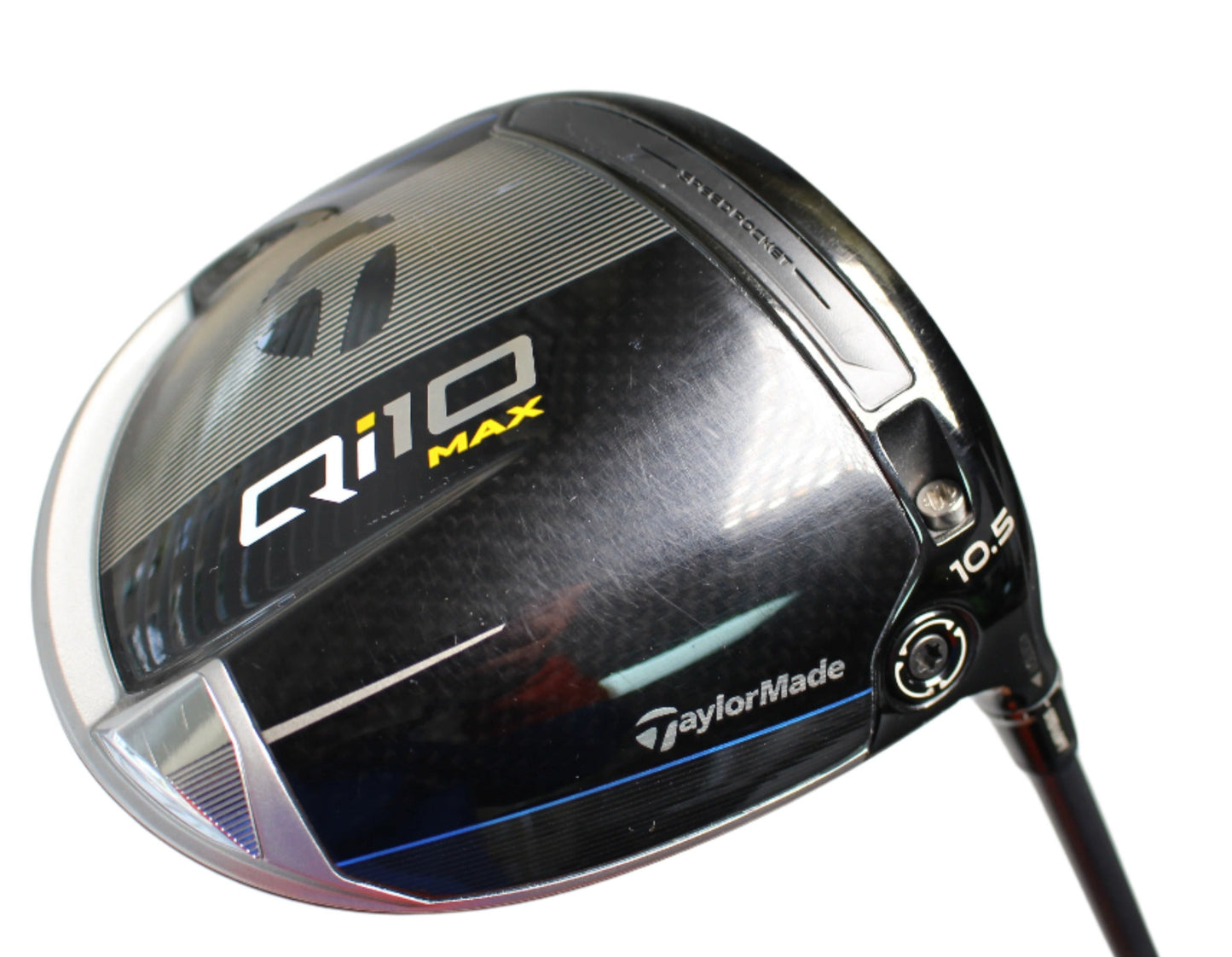 Pre-Owned Taylormade Qi10 Max 10.5 Driver w/ AutoFlex Pink 505 X (100-110 MPH) (X-Stiff) (46.5 Inch) Shaft (Mint) - The Golf Guys Online