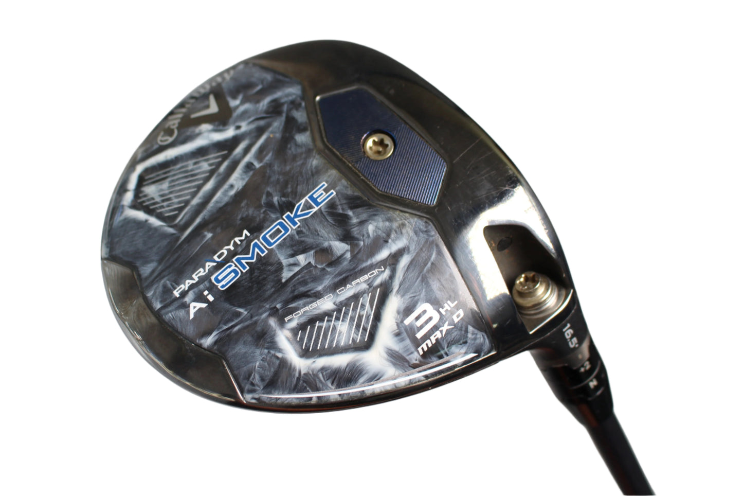 Pre-Owned Callaway Paradym Ai Smoke Max D (16.5) 3 HL Fairway Wood w/ AutoFlex Yellow SF405 (85-100mph)(Regular)(44.25 Inch) Shaft (Above Average) - The Golf Guys Online