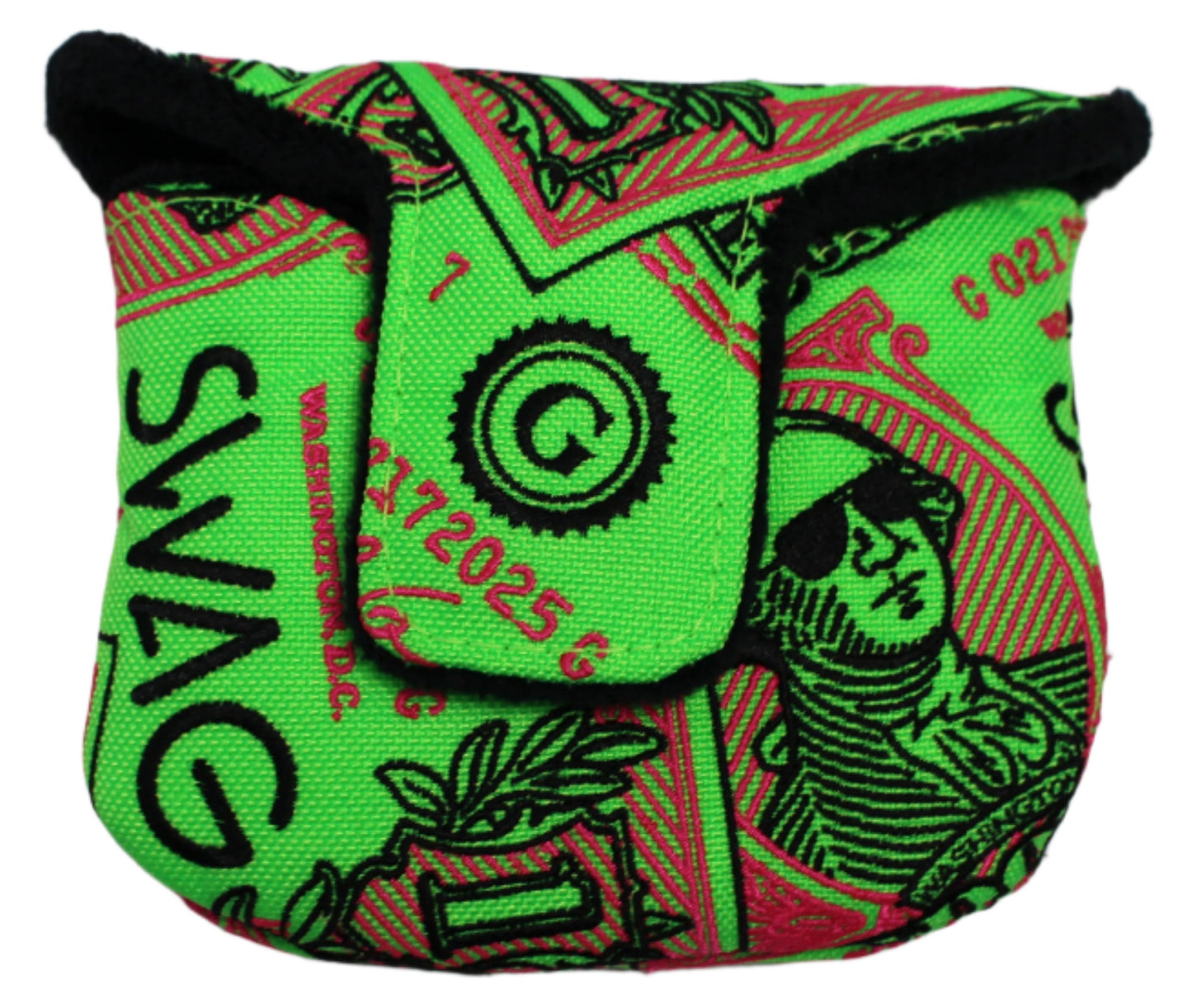 Swag Golf - Almighty Dollar 5.0 Washington Mallet Putter Headcover *opened, no bag* - The Golf Guys Online