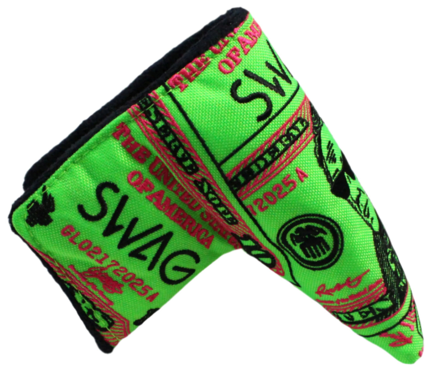 Swag Golf - Almighty Dollar 5.0 Alexander Hamilton Blade Putter Headcover *opened, no bag* - The Golf Guys Online