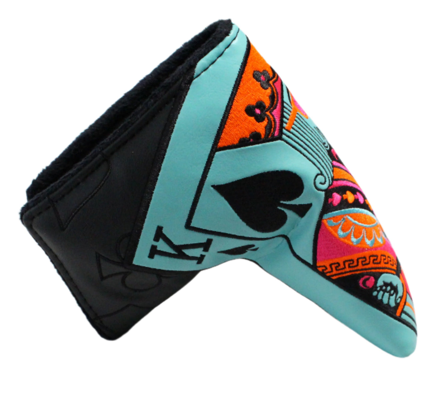 Swag Golf - Swag King Blue/Black/Orange Blade Putter Headcover *opened, no bag* - The Golf Guys Online