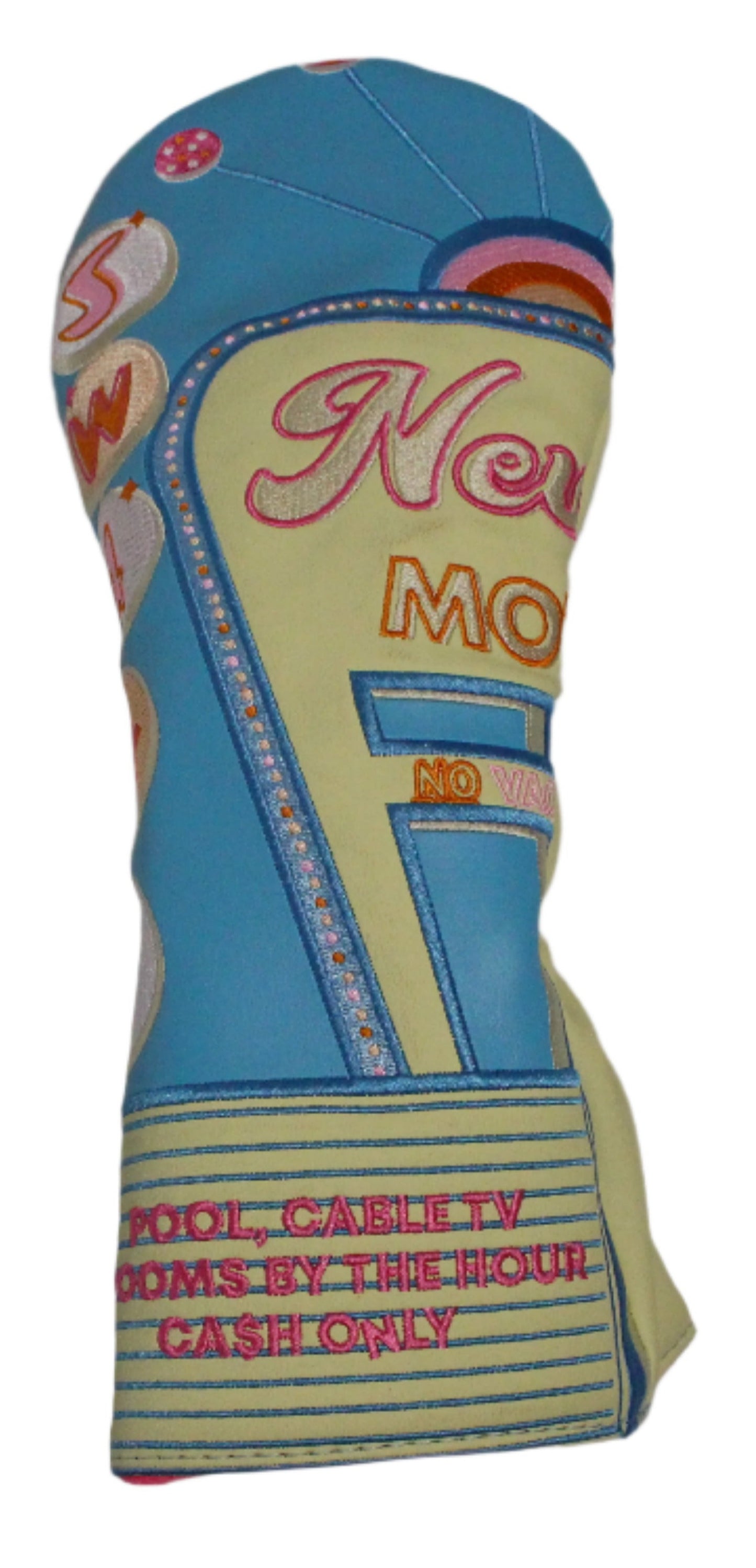 Swag Golf - Never Lag Motel Palm Springs Driver Headcover *opened, no bag* - The Golf Guys Online