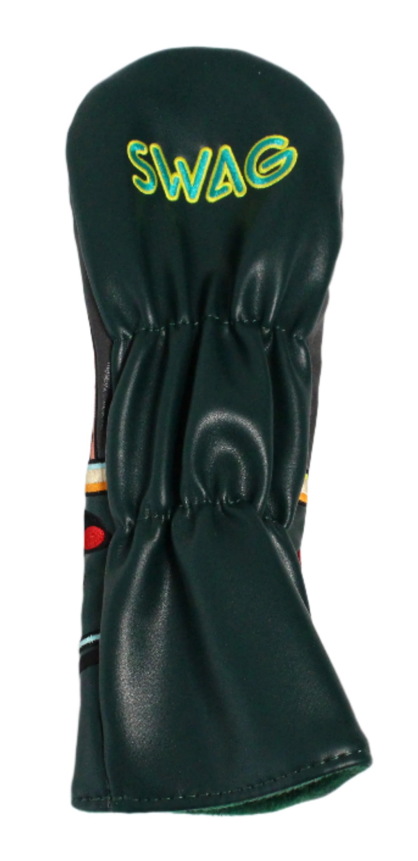 Swag Golf - Neon Green/Yellow "Game Over" Stacked Skulls Fairway Wood Headcover *opened, no bag* - The Golf Guys Online
