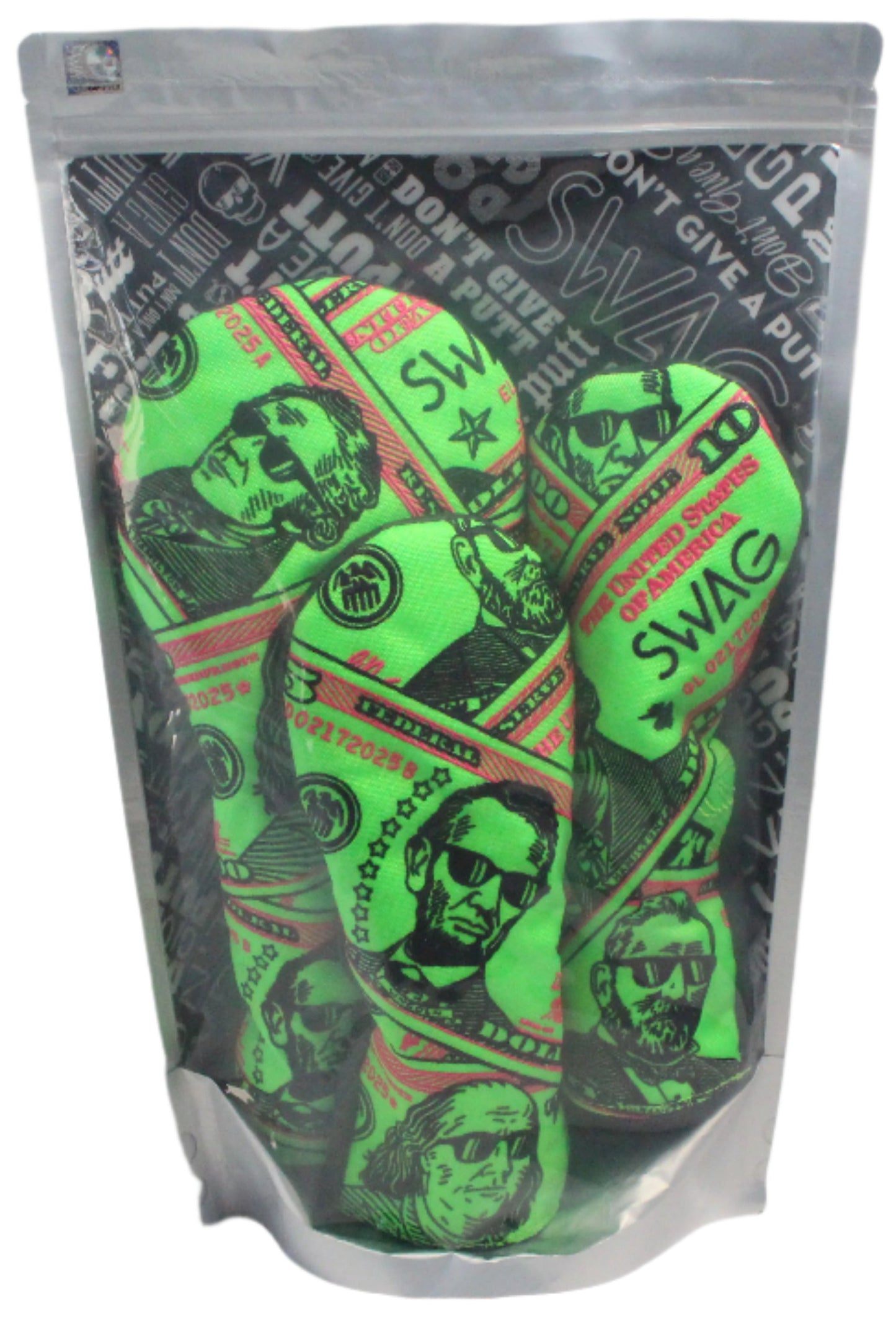 Swag Golf - Almighty Dollar 5.0 Fairway Wood Headcover Set - The Golf Guys Online
