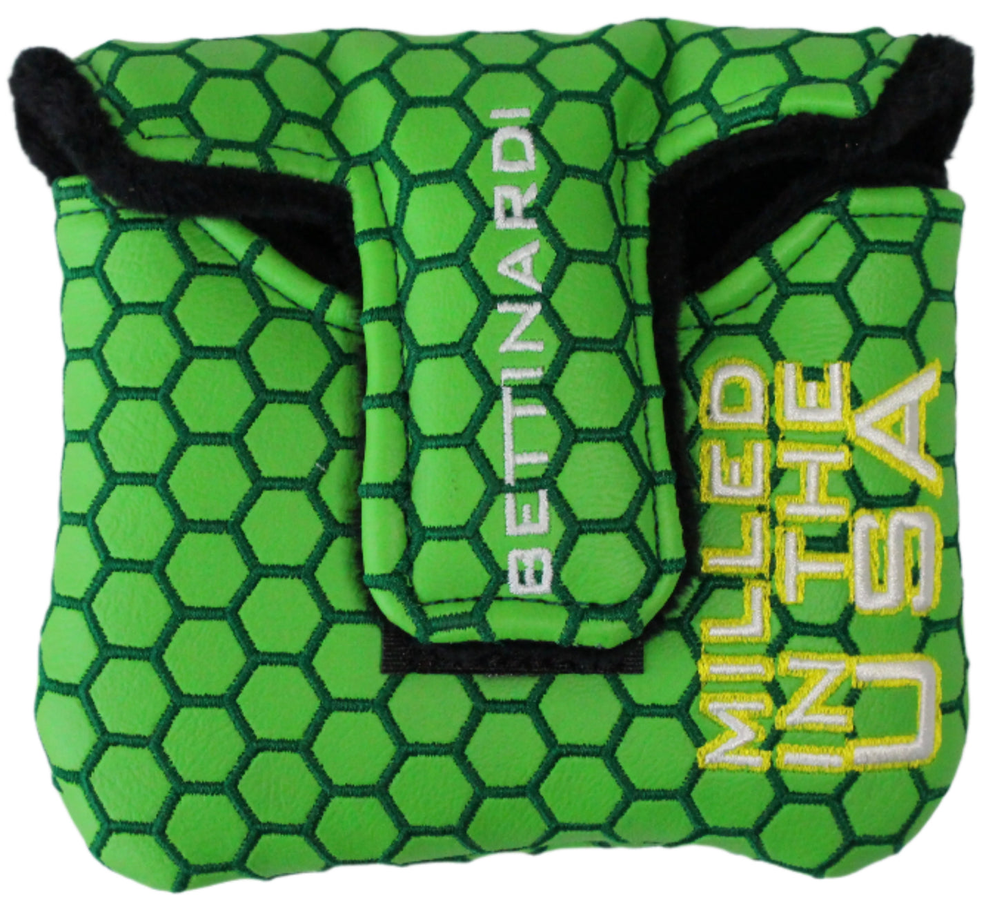 Bettinardi - 2022 Jumbo Hex B Specialty Run Mid-Sqaure Mallet Putter Headcover Green/Yellow/White - The Golf Guys Online