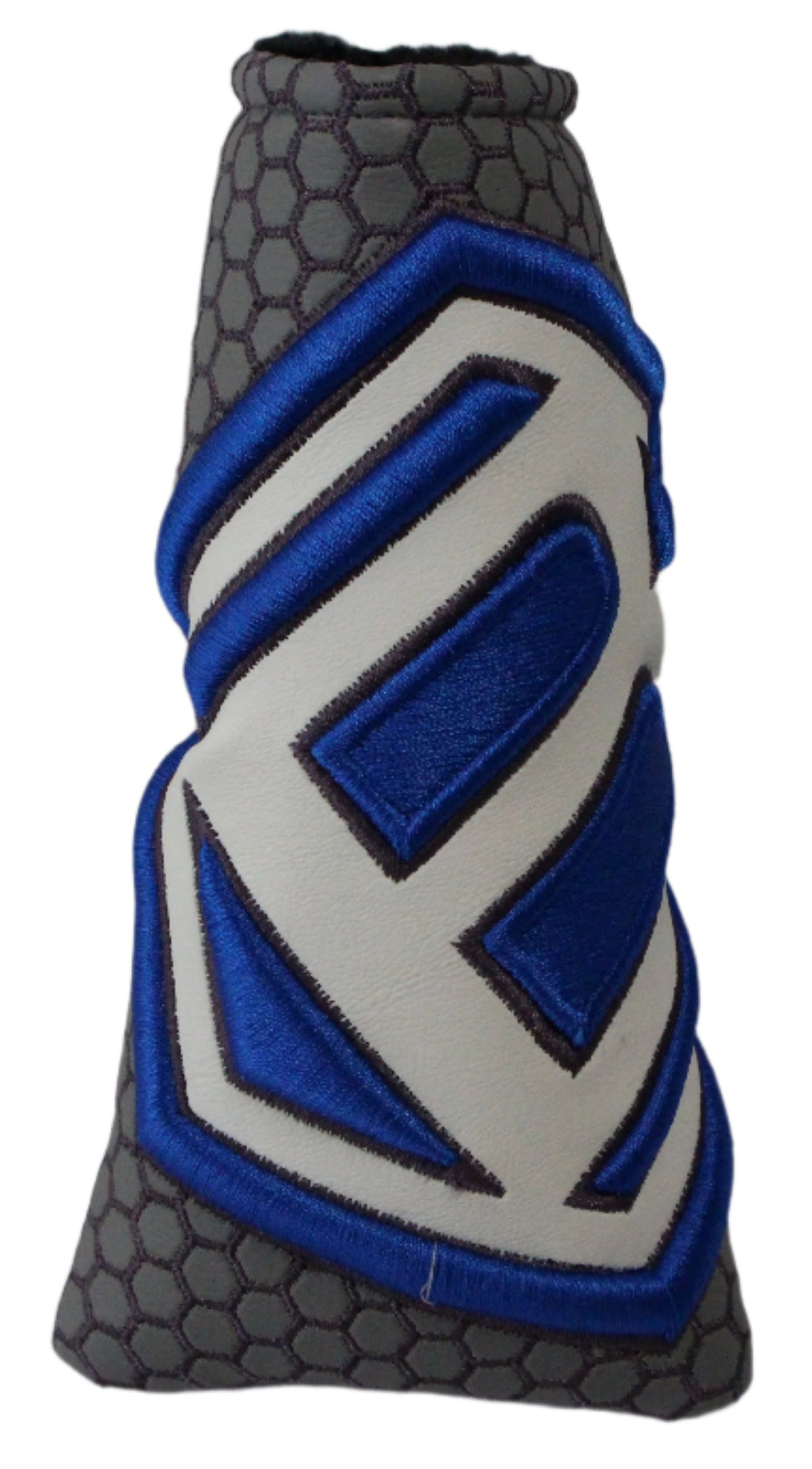 Bettinardi - 2022 Jumbo Hex B Specialty Run Blade Putter Headcover Grey/Blue/White - The Golf Guys Online