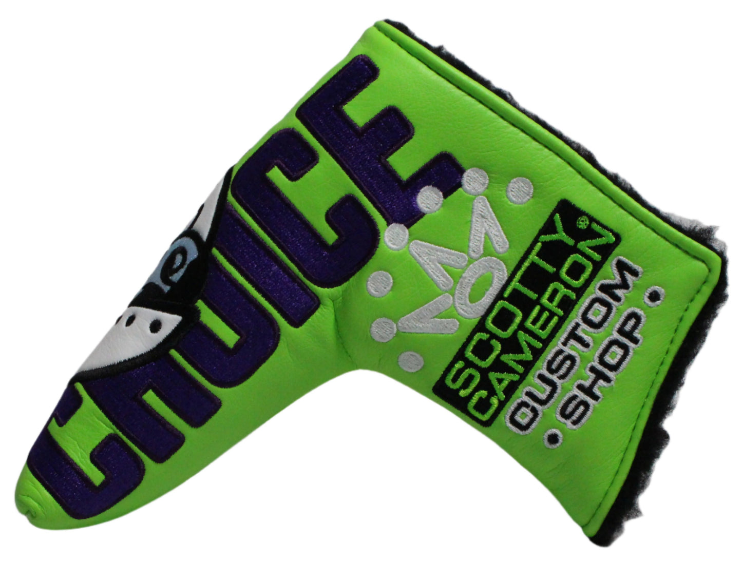 Scotty Cameron - Champs Choice Johnny Racer Green/Purple Blade Putter Headcover - The Golf Guys Online