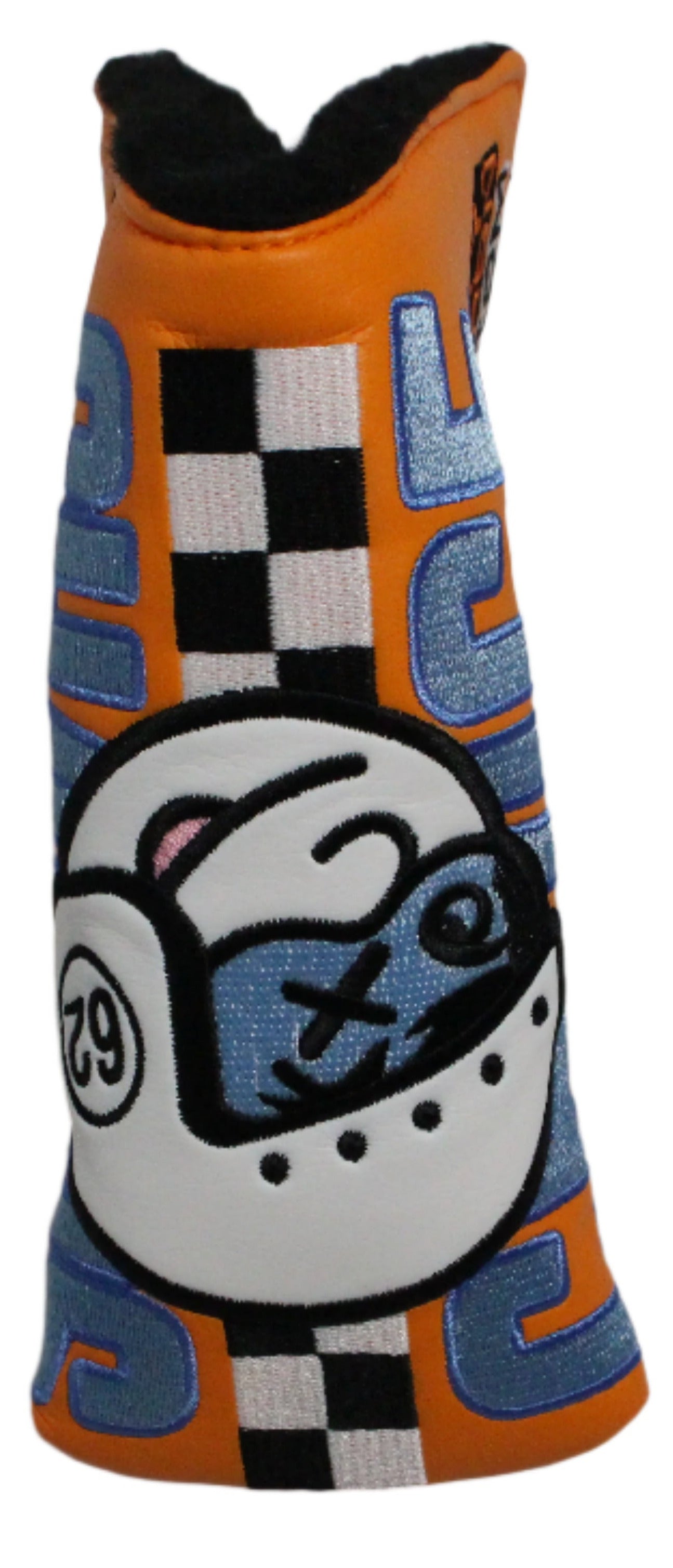 Scotty Cameron - Champs Choice Johnny Racer Custom Shop Orange/Blue Blade Putter Headcover - The Golf Guys Online