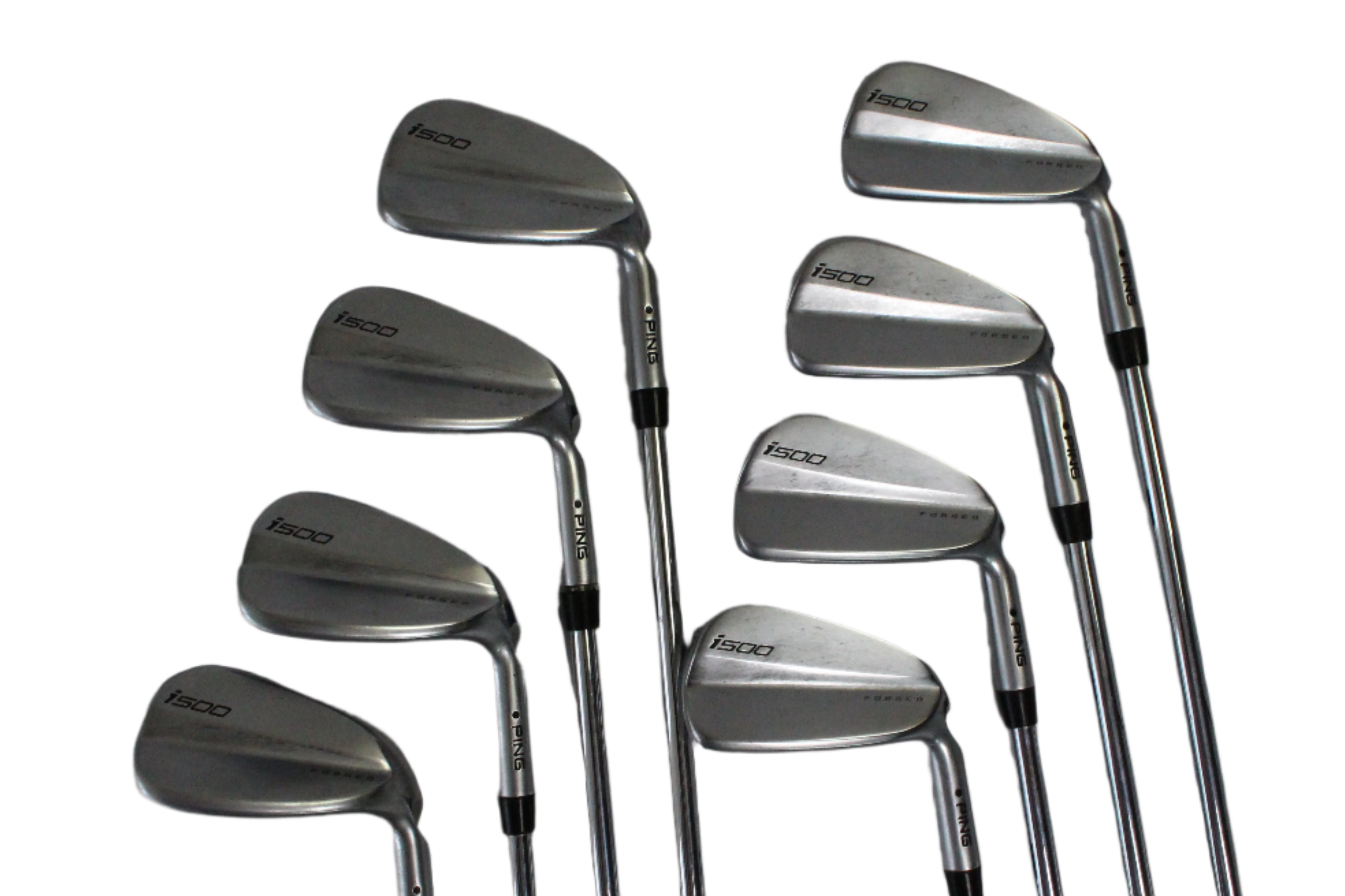 Pre-Owned Ping i500: Iron set (4-PW, UW) W/ Dynamic Gold S300