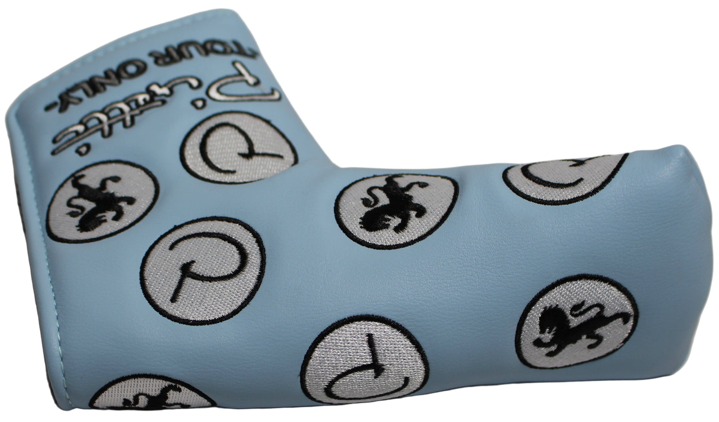 Limited Piretti Circle P Blue Tour Only Blade Putter Headcover