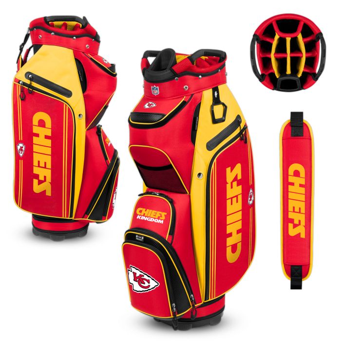 Kansas City Chiefs Cooler Golf Cart Bag - The Golf Guys Online