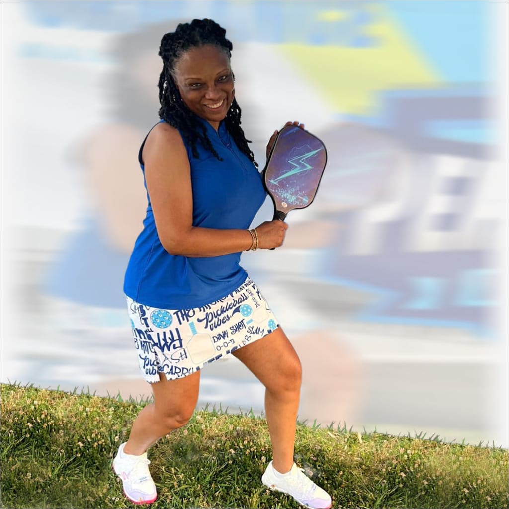 PICKLEBALL SLAM BLUE SKORT - The Golf Guys Online