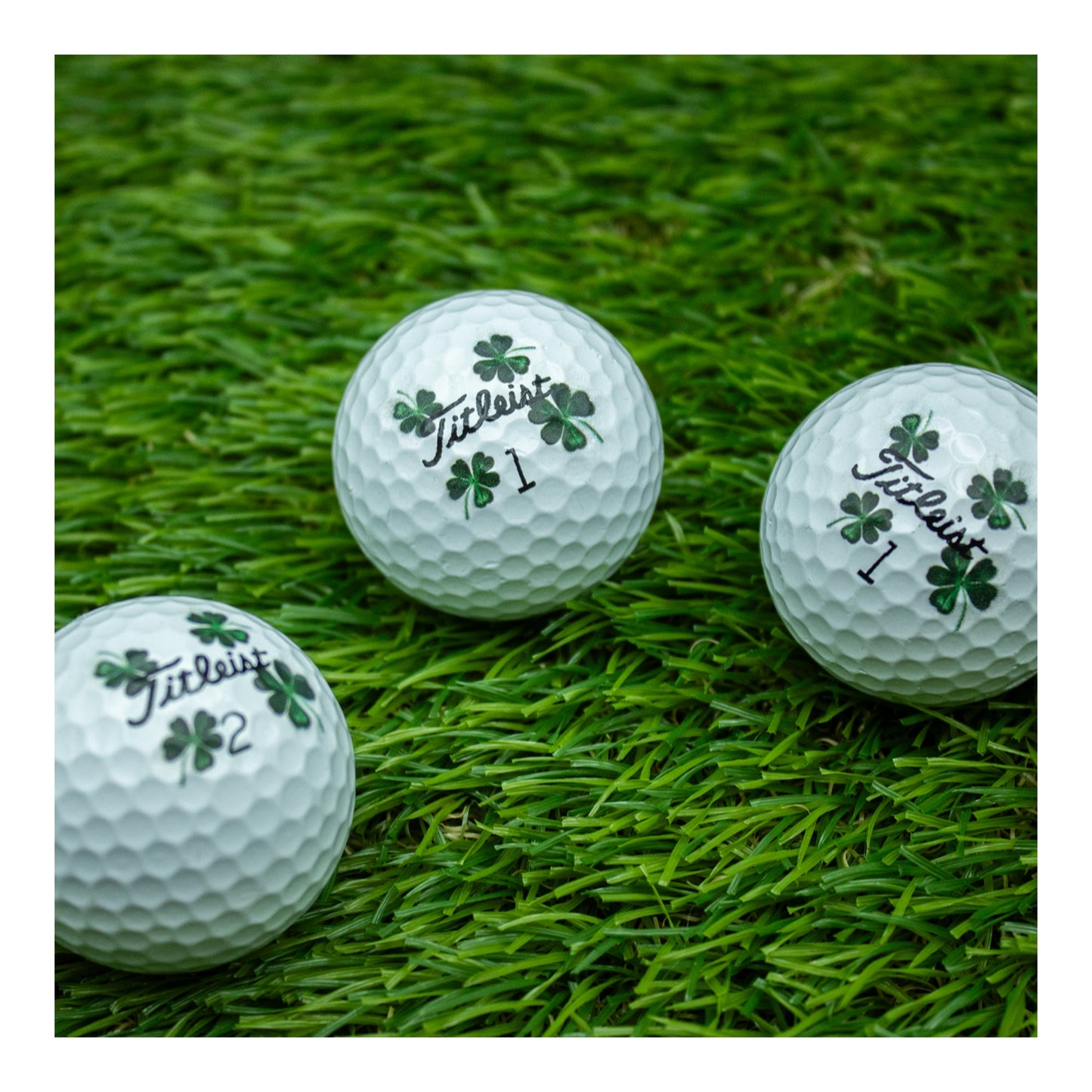 Refurbished Titleist Pro V1 Clover Golf Balls