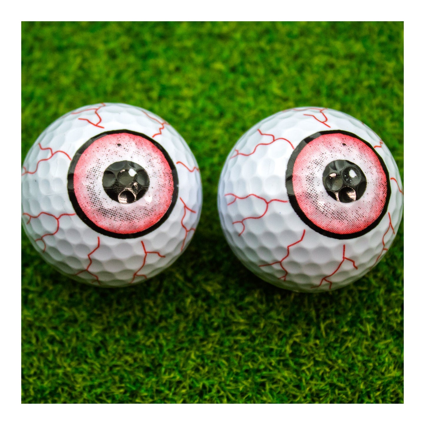 New Novelty Red Blood Shot Eyeballs Golf Balls
